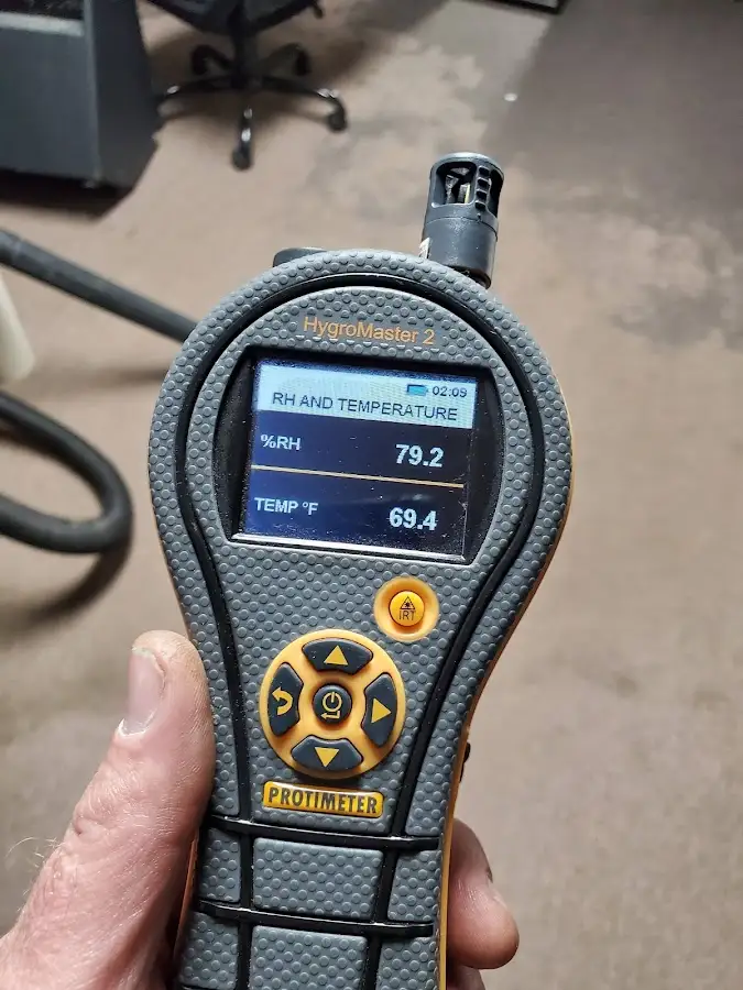 Moisture meter humidity assessment for Fire & Smoke Damage Restoration in Marlin